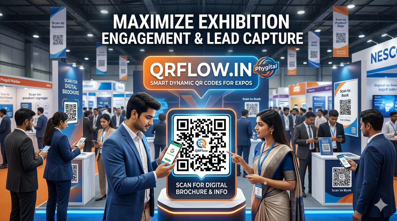 QR Code for Exhibitions & Trade Shows: Maximize Visitor Engagement & Lead Capture in India